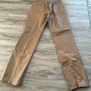 Vintage 100% Genuine Leather Pants